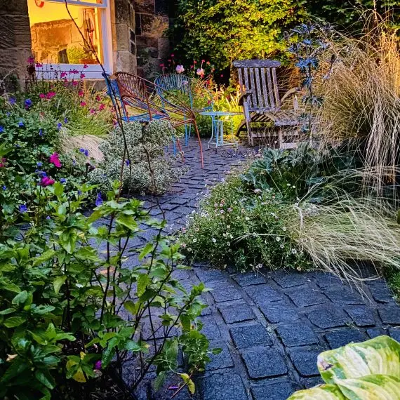 Shandon garden at night