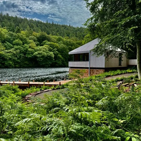 Boat house jetty