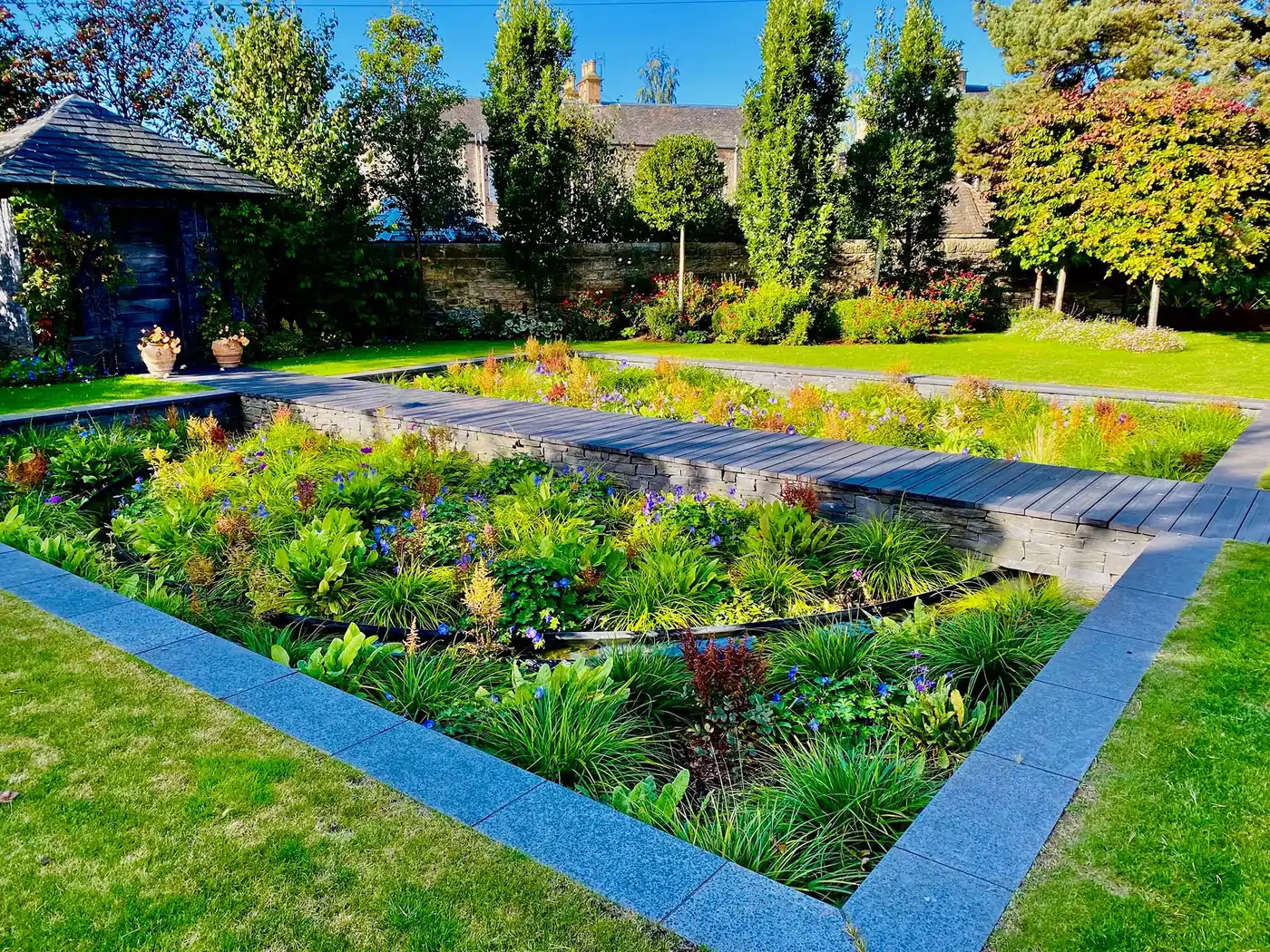 Sunken gardens