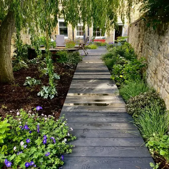 Millboard decking boardwalk